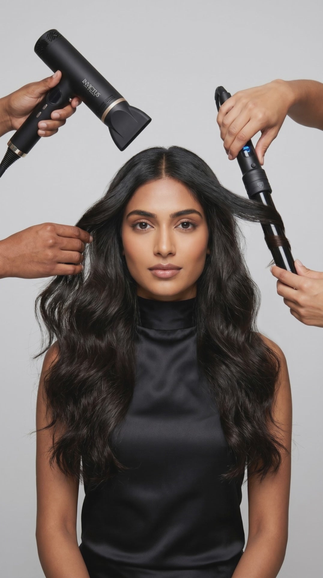 INVICTUS Hairdryer + Curling Iron 3 in 1  Actie!